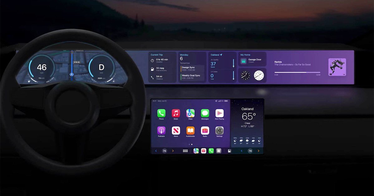 The next generation of Apple CarPlay will power your entire car, riding the trend of all-screen autos