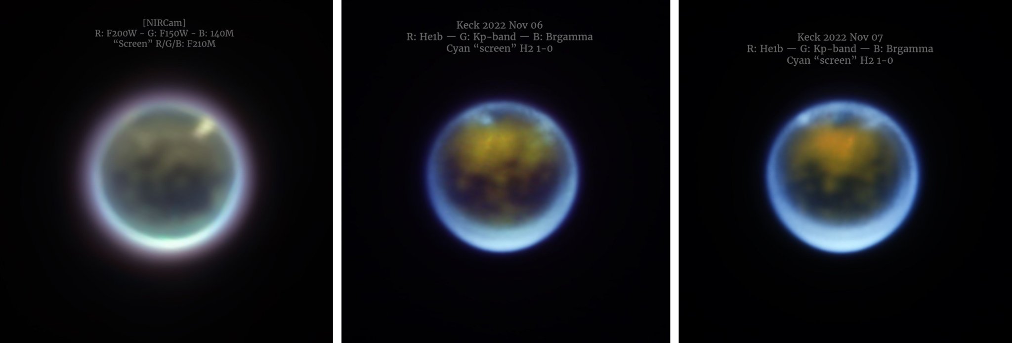 James Webb and Keck Observatory see clouds on Saturn's moon Titan ...