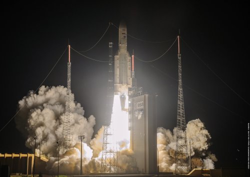 Europe launches Ariane 5 rocket for first time since pandemic started
