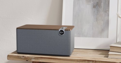 New Klipsch tabletop wireless speakers are a more affordable, capable take on mid-century modern