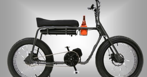 Fun on a 25 mph, electric-powered, two-wheeled cup holder — it even has a seat
