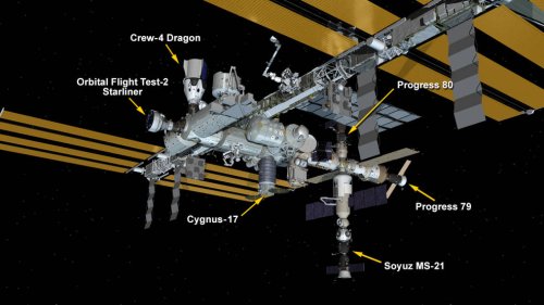Arrival of Starliner makes 5 types of spacecraft docked with ISS