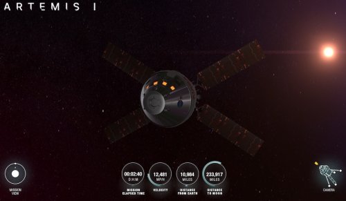 This NASA site will let you track Artemis I moon mission in real time
