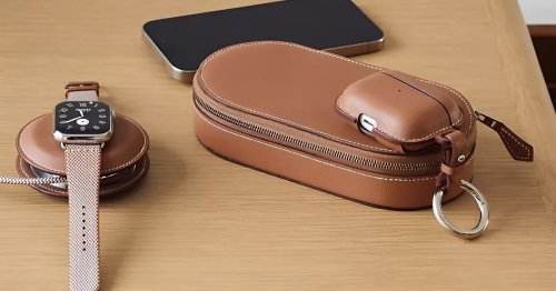 This luxury leather-clad Apple Watch charging kit from Herm&egrave;s costs than a MacBook Pro