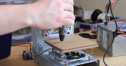 Build your own 3D printer for $50 and change