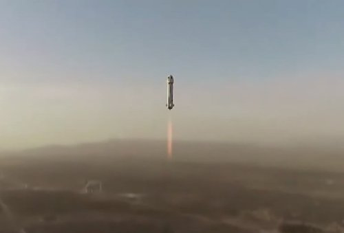 Watch this Blue Origin rocket make a record seventh launch and landing