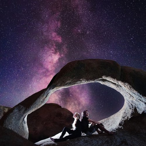 How Benjamin von Wong Shot This Self Portrait With His Girlfriend Under The Mobius Arch