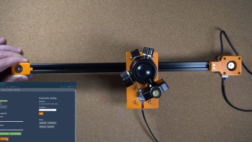 This ESP32-based DIY camera slider offers multi-axis motion control