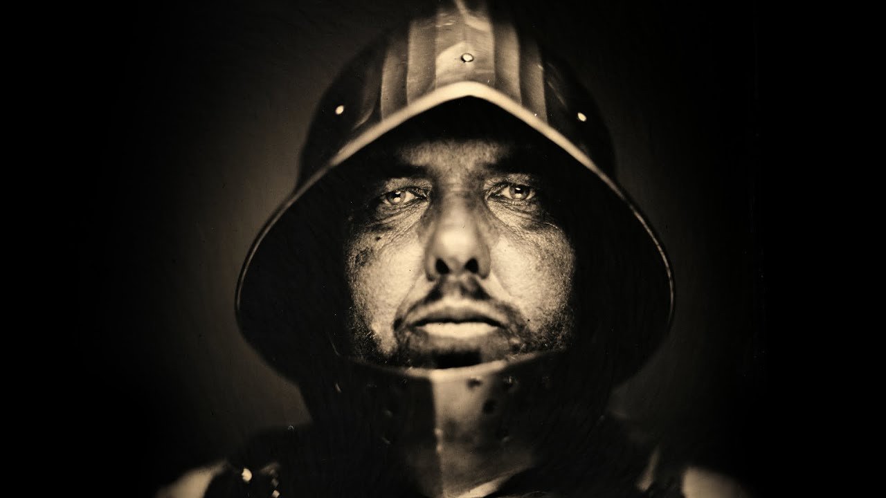 How I shot this wet plate portrait of a sword-wielding medieval knight