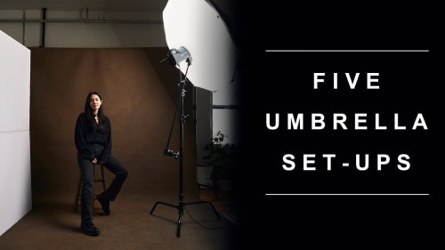 Create magical portraits using just one umbrella with these 5 different set ups