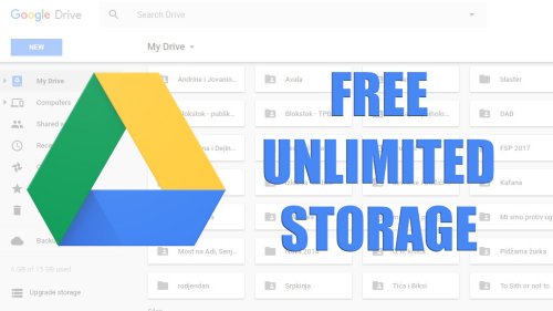 Google Drive offers unlimited storage to students and alumni