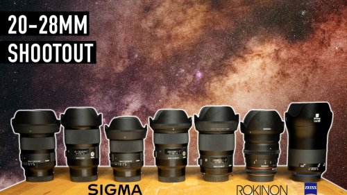 Which lens is right for your Milky Way photos? Watch this 20-28mm f/1.4 shootout to find out