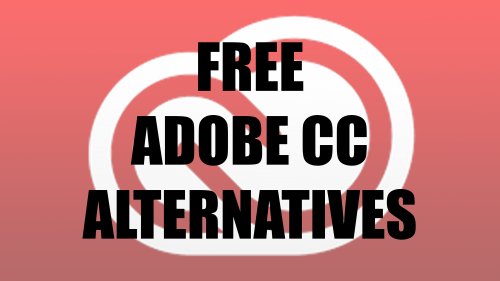 Here are free alternatives to all major Adobe CC programs