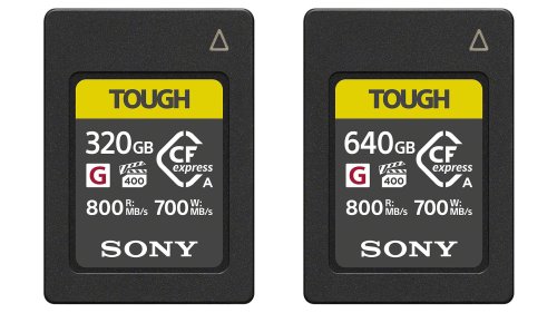 A pair of Sony's new 640GB CFexpress Type A cards costs more than your Sony FX30 preorder