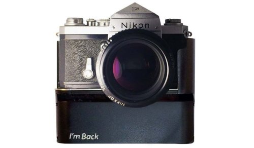 "I'm Back" is a digital back for old 35mm film cameras