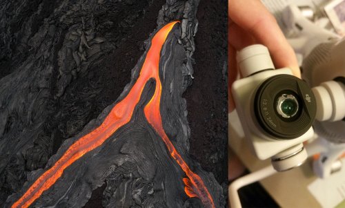 Photographer melted his drone to capture lava flows. It was worth it