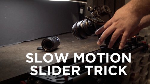 How to create beautiful slow motion slider shots