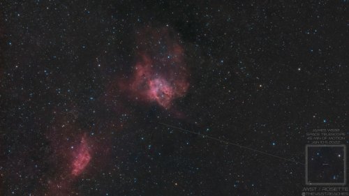 Astrophotographer captures James Webb telescope from 1 million kilometers away