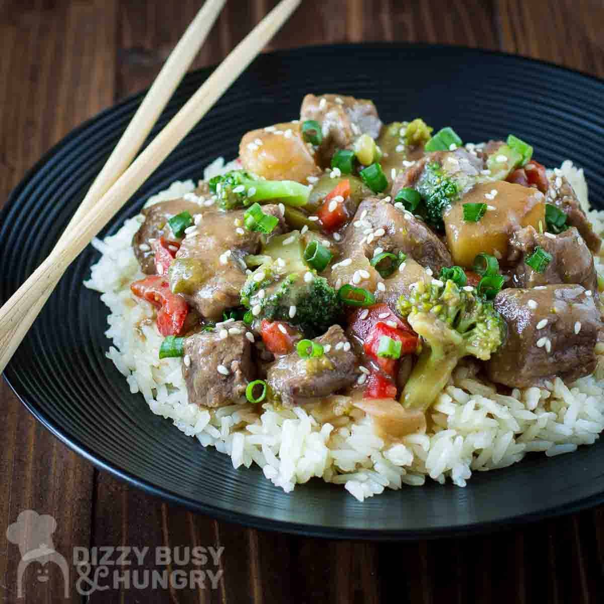 Slow Cooker Beef Teriyaki