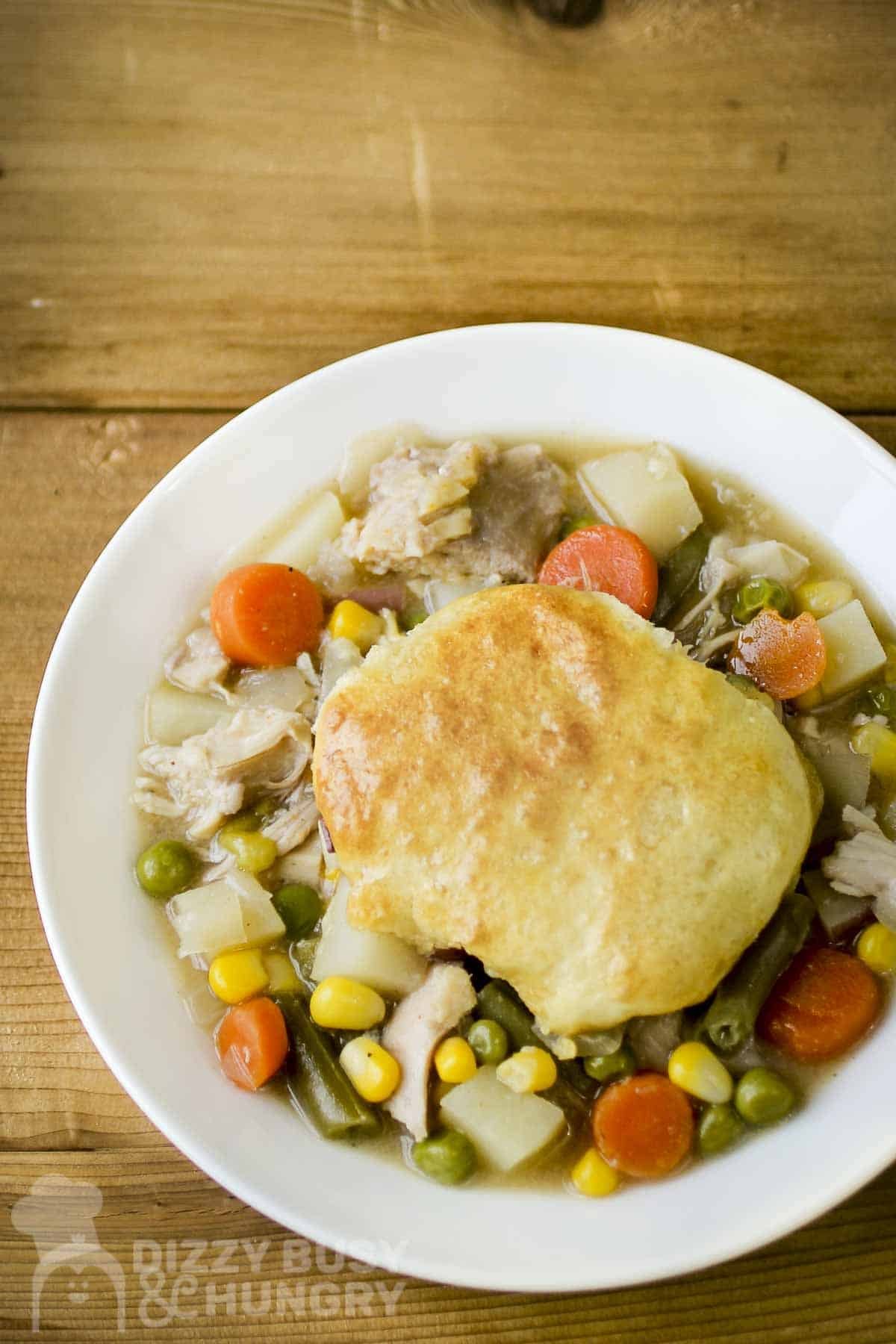Slow Cooker Chicken and Biscuits