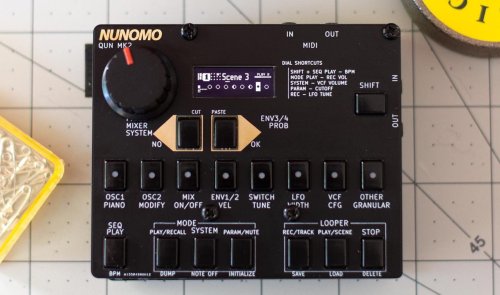 Nunomo Qun MK2: Kompakter Synthesizer mit FM, Looper und Sequencer - DJ LAB