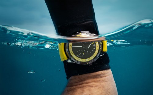 Ressence and Art in Time partner for striking yellow Type 5 AIT dive watch