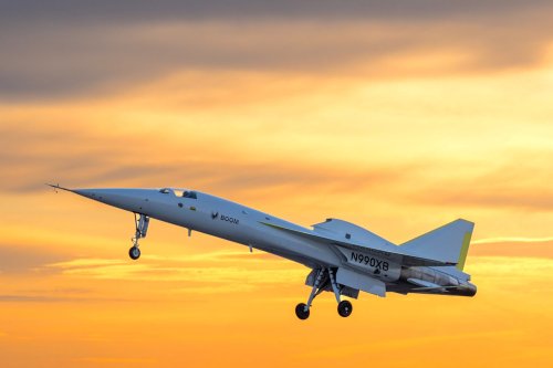 World's First Supersonic Private Jet Takes Flight Over California Desert
