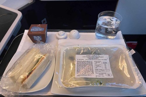 'Comically Bad' Meal Leaves Business Class Passenger Questioning Life