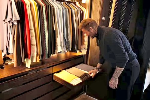 David Beckham's Shockingly OCD Wardrobe Is Actually A Menswear Masterclass
