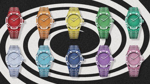 Audemars Piguet's $12 Million Rainbow Royal Oak Collection Finally Spotted In The Wild