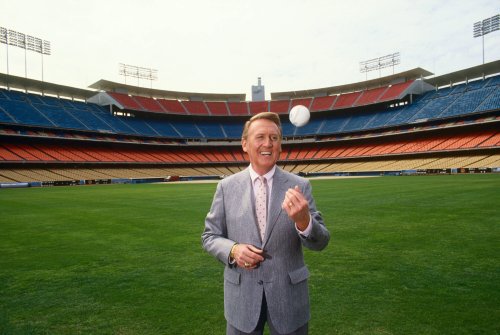 Dodgers News: Royals Honor Vin Scully Before First Pitch at Kauffman Stadium