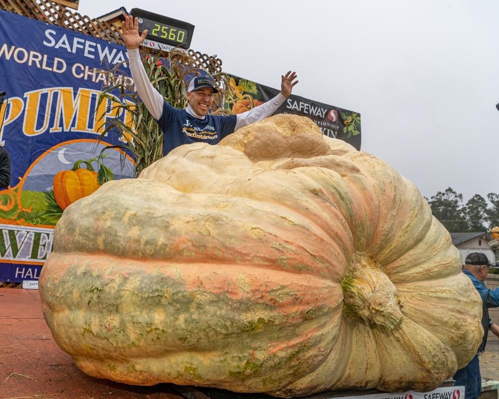 2,560-Pound Pumpkin Sets New American Record At Half Moon Bay Competition