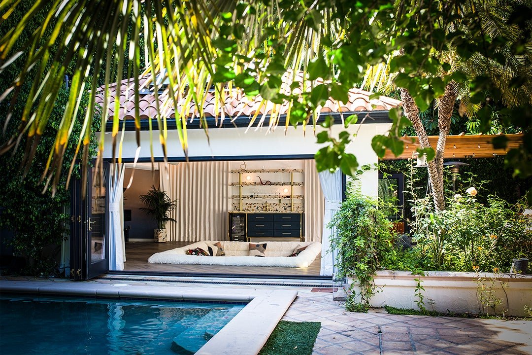The Sunken Sofa in This 8-in-1 Pool House Has Rightfully Earned the Name “Cuddle Puddle”