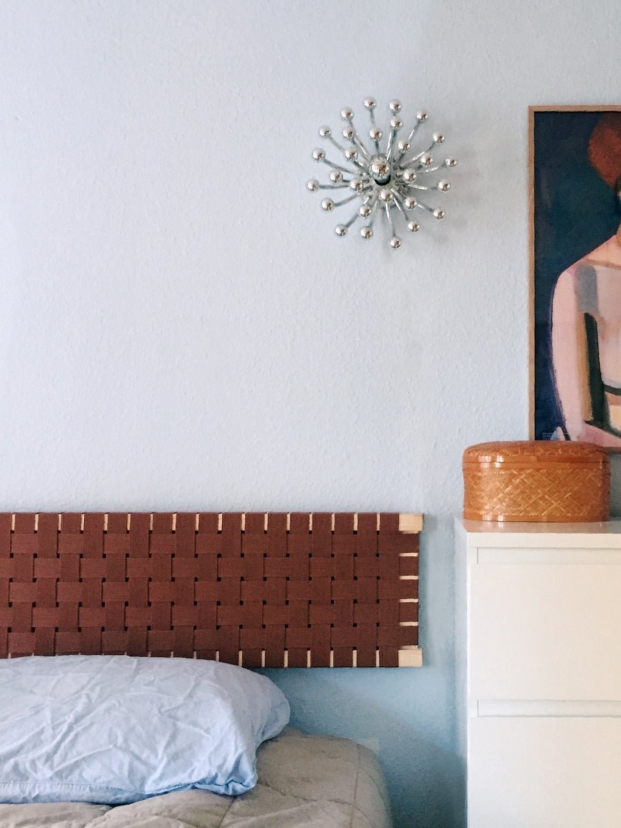 An Under-$50 Headboard Hack Inspired by an Iconic Finnish Chair