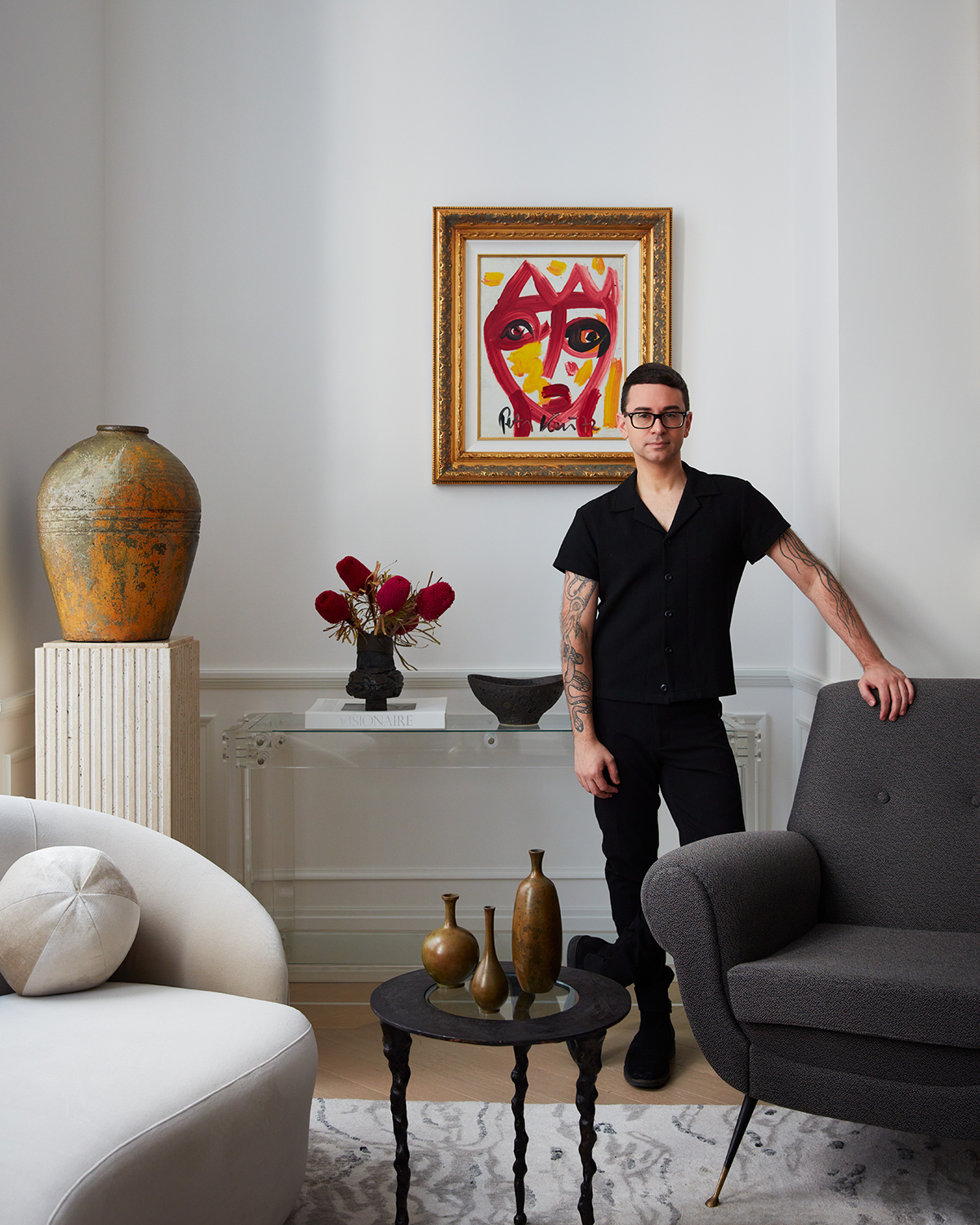 Christian Siriano’s New York Apartment Has 14 Chairs and a Whole Lot of Vintage Treasures