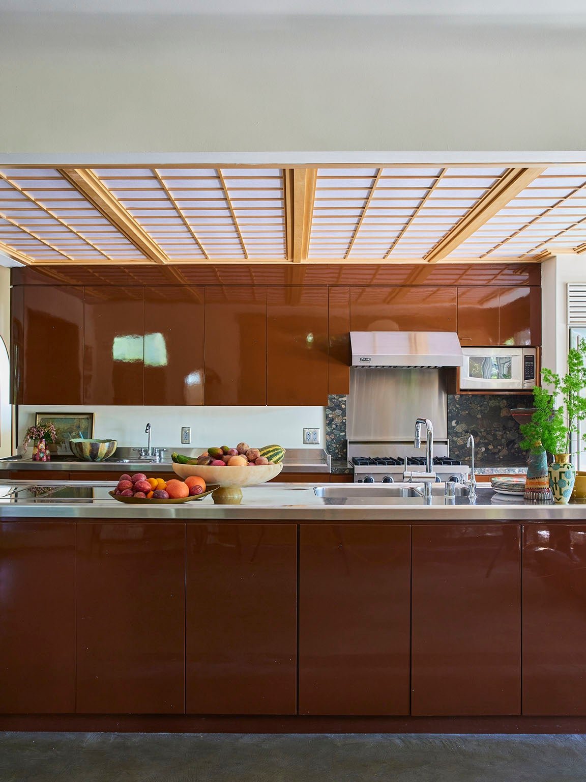 When Gallons of Car Paint Meet ’70s IKEA Cabinetry, You Get High-Shine Perfection