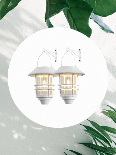 You Can Leave These Waterproof Solar Lanterns Hanging by the Pool All Summer Long