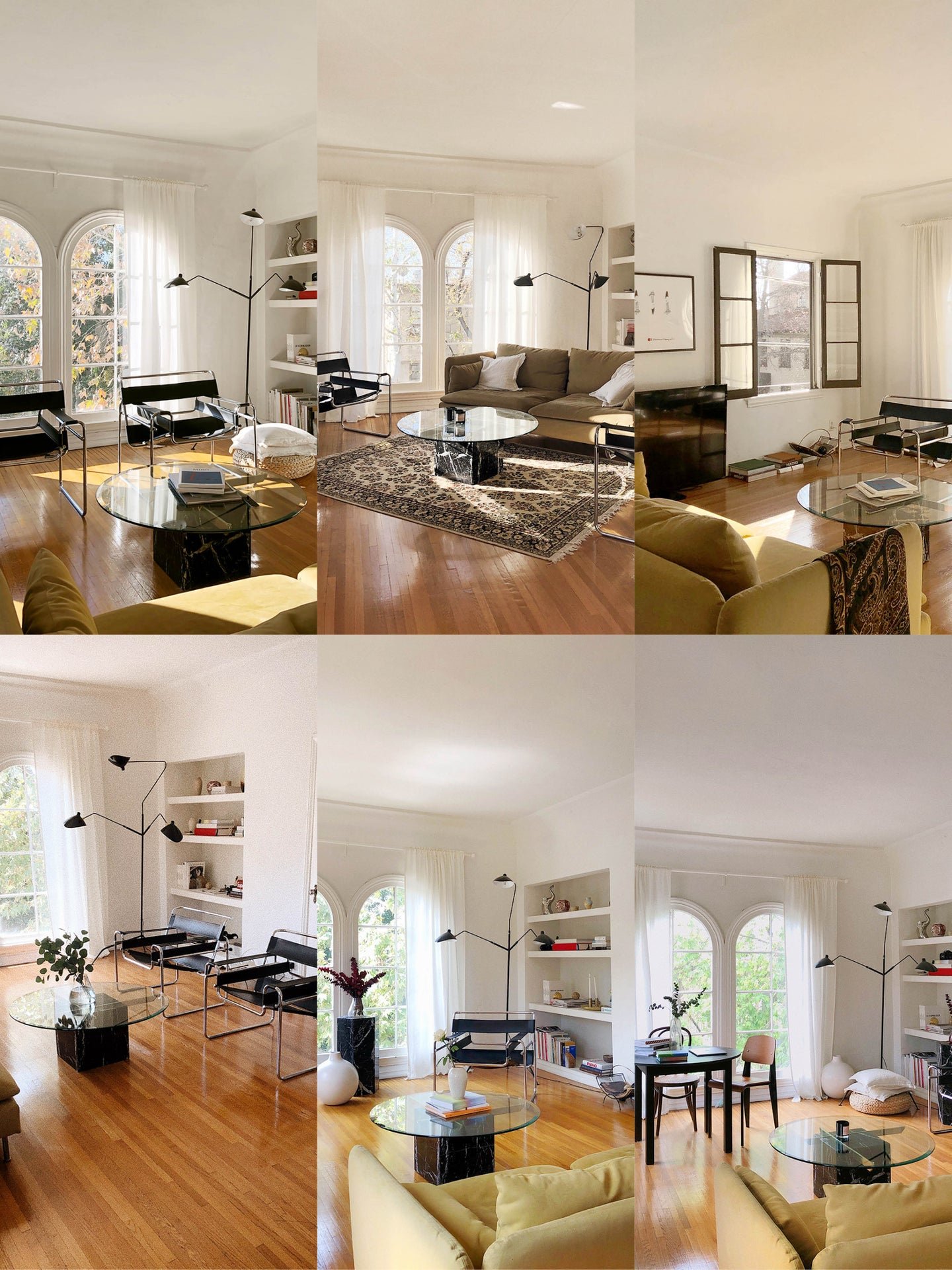 One Living Room, 6 Ways, All With the Same Furniture