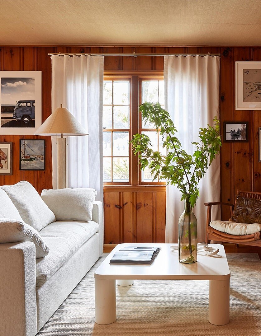 Original Pink Vintage Tile and Knotty Pine Walls Made the Cut in This 1950s Motel Reno