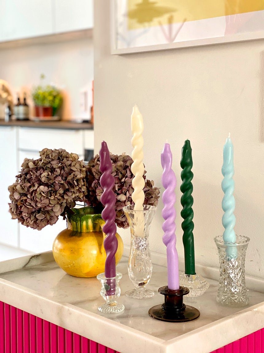 DIY Those Insta-Famous Twisted Taper Candles in 15 Minutes