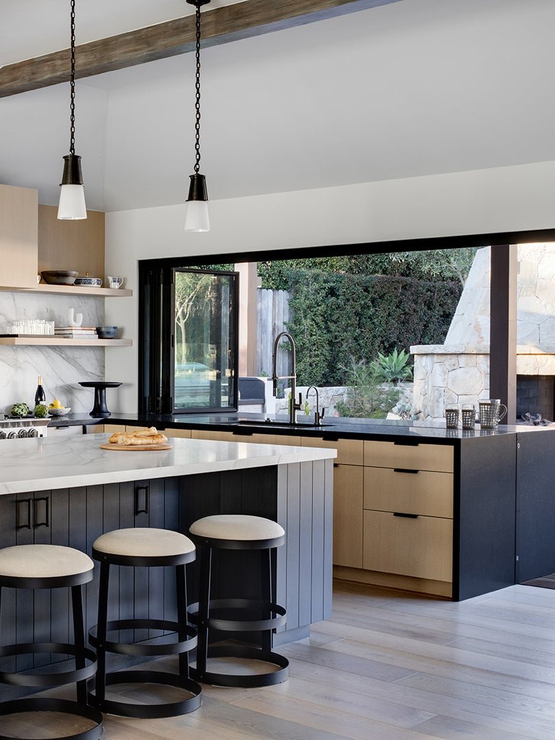 On the Other Side of This Santa Barbara Kitchen’s Windows? Another Kitchen
