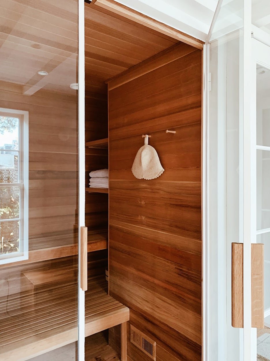 All You Need Is 30 Square Feet to Put a Sauna Right Next to Your Shower