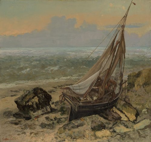 A Closer Look at The Fishing Boat by Gustave Courbet
