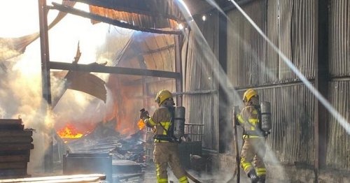 Dublin firefighters tackle blaze in yard as they give stark warning for Halloween
