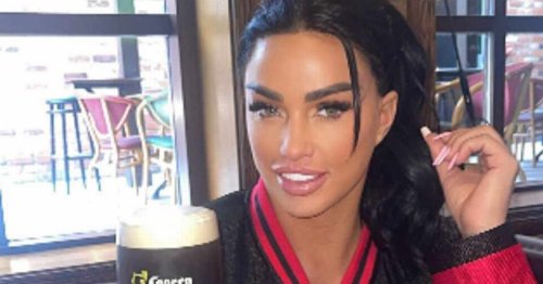 Katie Price enjoys pint of stout and 'amazing roast' in visit to Conor McGregor's Black Forge Inn