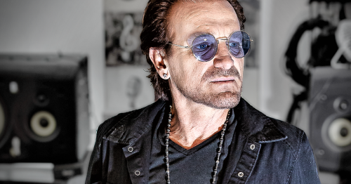 Bono lookalike 'hired by Vogue Magazine to fill in for U2 singer at shoot'