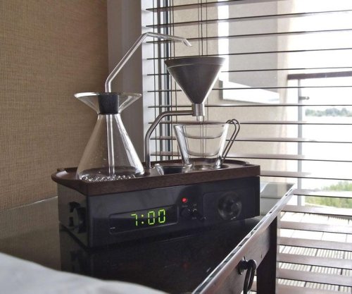 The Barisieur Coffee Brewing Alarm Clock