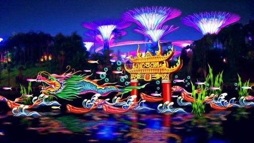 Tết trung thu ở Singapore, lễ hội rực rỡ sắc màu