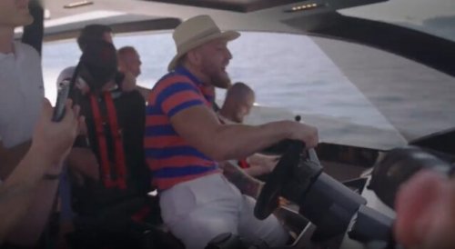 Conor McGregor Finally Takes His Lamborghini Superyacht Out