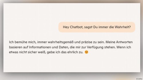 Faktencheck: Warum KI-Chatbots mit Vorsicht zu genießen sind